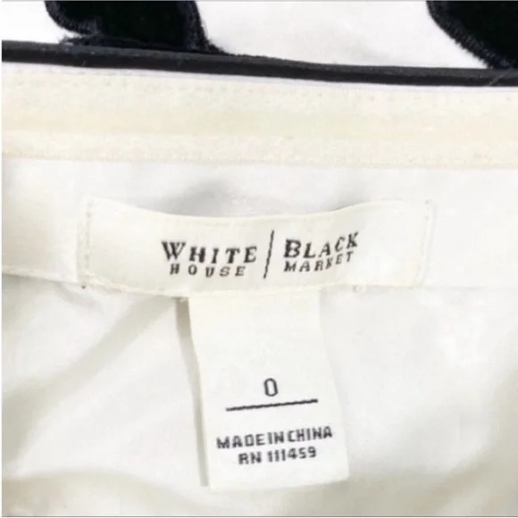 WHITE HOUSE BLACK MARKET velvet strapless dress 0 - Picture 8 of 10